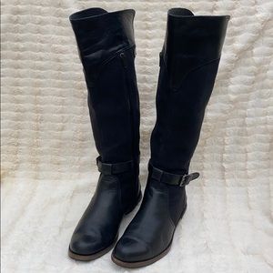 Patagonia Addie Rider black tall boots